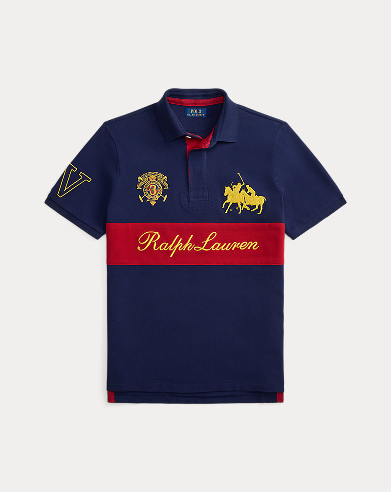 Classic Fit Big Pony Mesh Polo Shirt