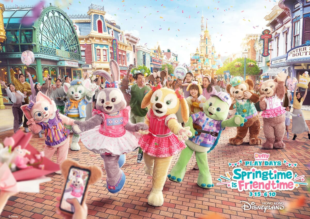 初のキャッスルショーも！香港ディズニーランド・リゾート”ダッフィー