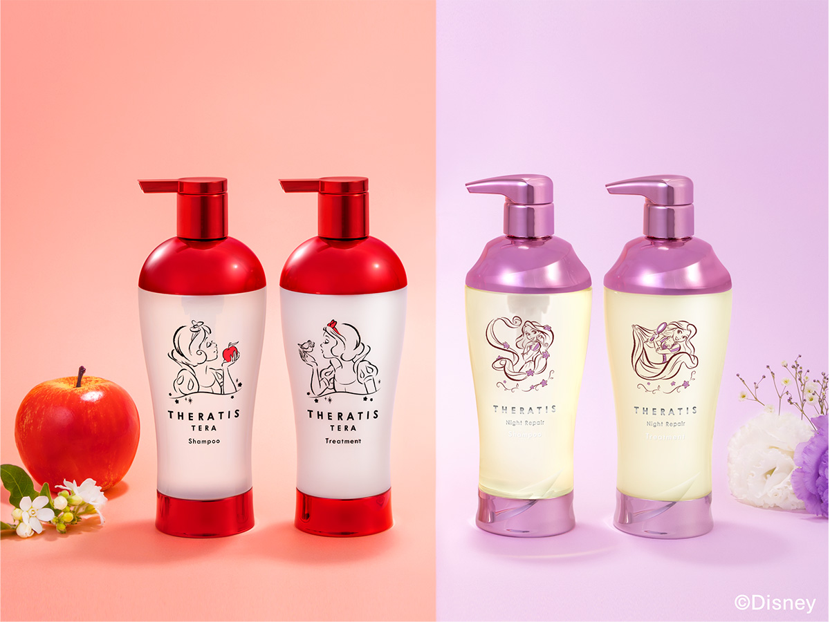 ディズニープリンセス限定デザイン！ナイトケアシャンプー「セラティス