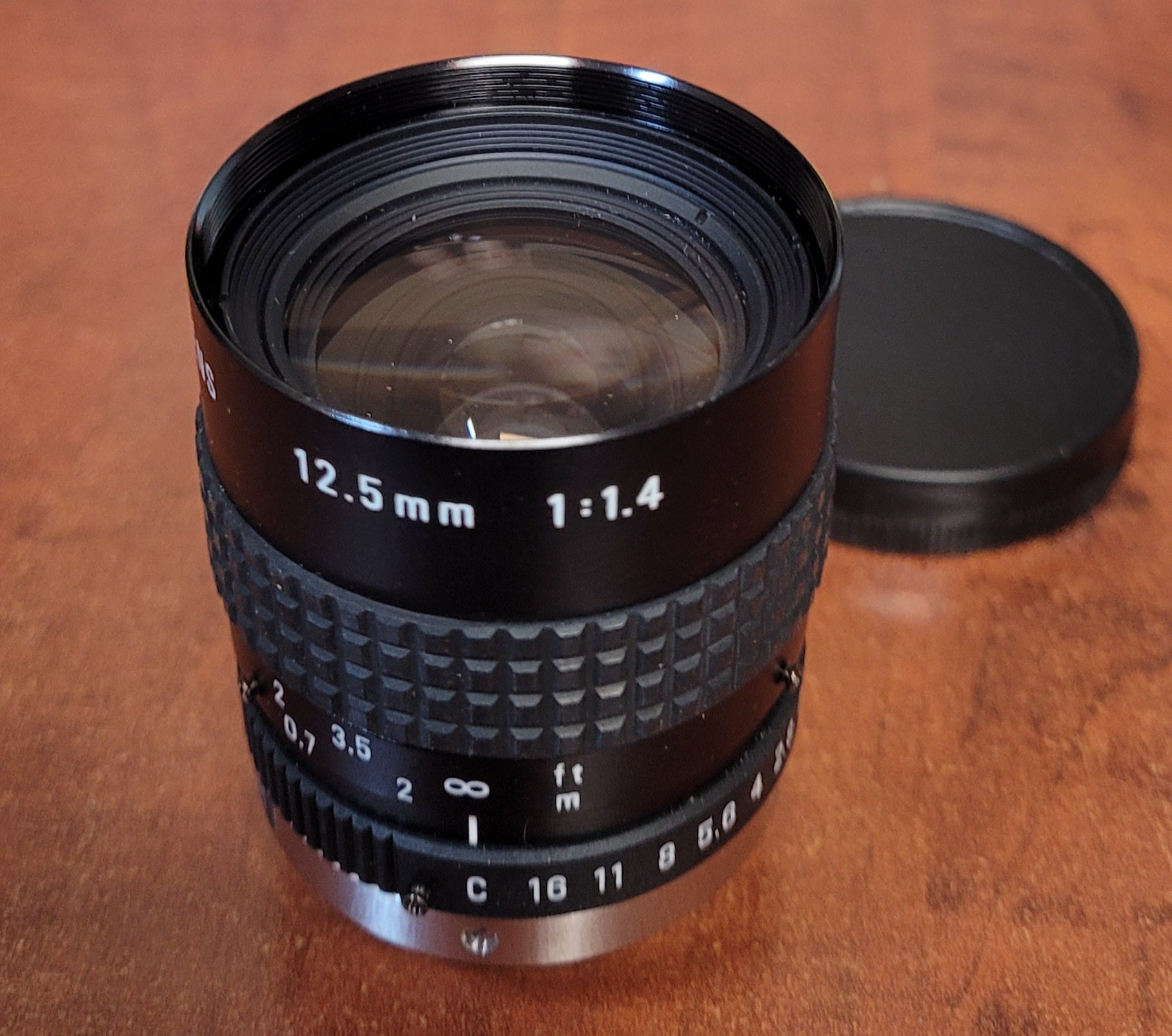 Pentax Cosmicar Television 12.5mm f1.4 C-Mount S# N/A – Du-All Camera