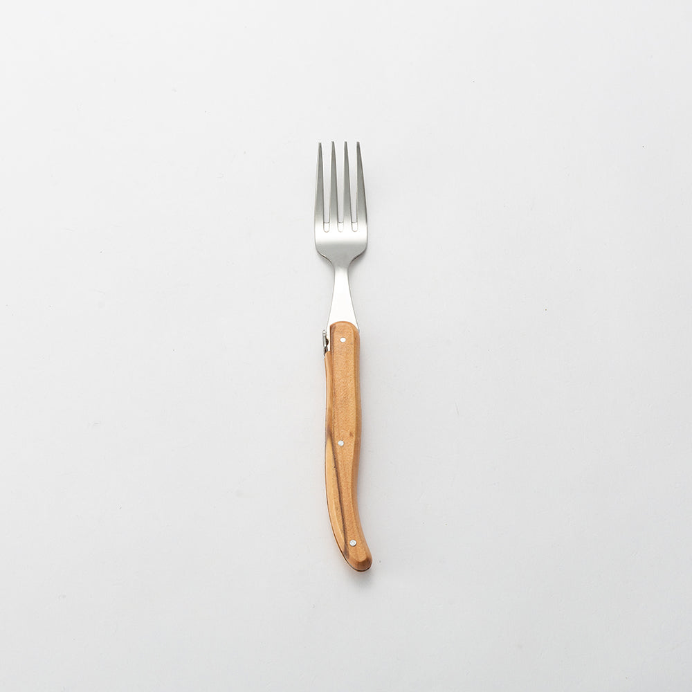 オリーブハンドル ピザ用ナイフ&ディナーフォークセット – DVERG