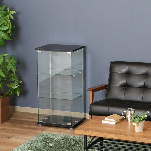 よろずやマルシェ本店 | 不二貿易 ガラスコレクションケース クリア 3