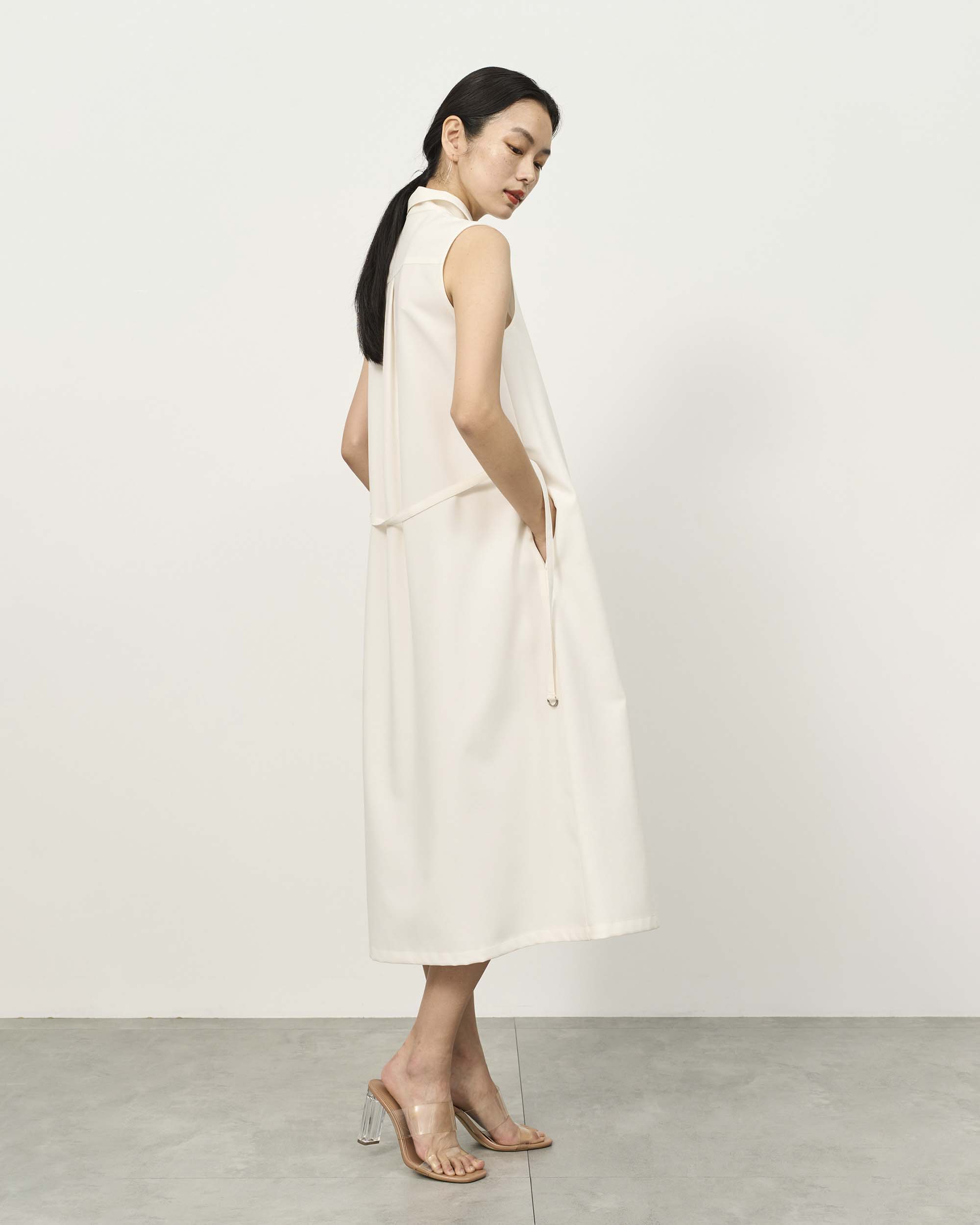 ソフトオックスノースリーブワンピース - SOÉJU online store｜上質な