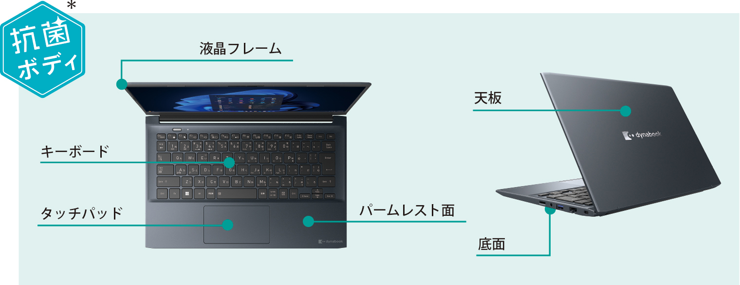 SJ73/KW | ビジネスモバイルノート | 法人向けPC | dynabook