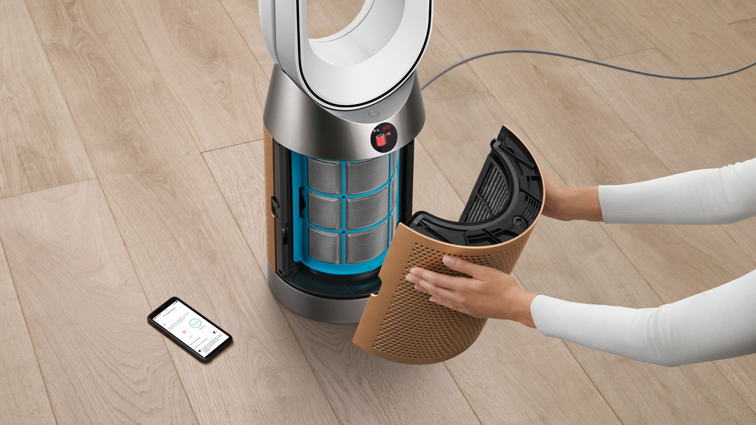 Dyson Purifier Hot+Cool HP2 De-NOx 空気清浄ファンヒーター ホワイト
