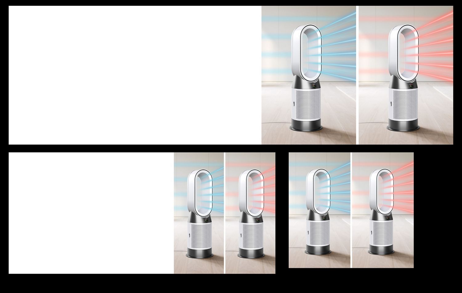 Dyson Purifier Hot+Cool™ Gen1 HP10 purifying fan heater (White