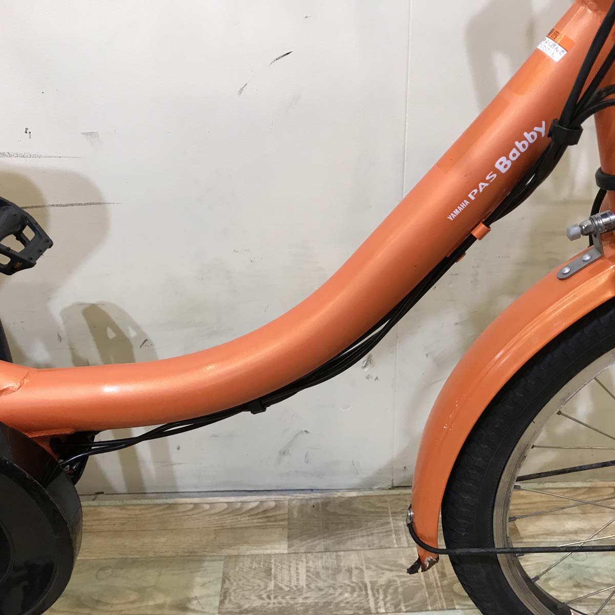 中古電動自転車 ヤマハ PAS Babby パス バビー オレンジ 20インチ