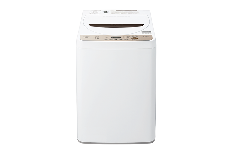 シャープ 全自動洗濯機 ES-GE6E（洗濯機6.0kg / 穴なし槽） ES-GE6E-T