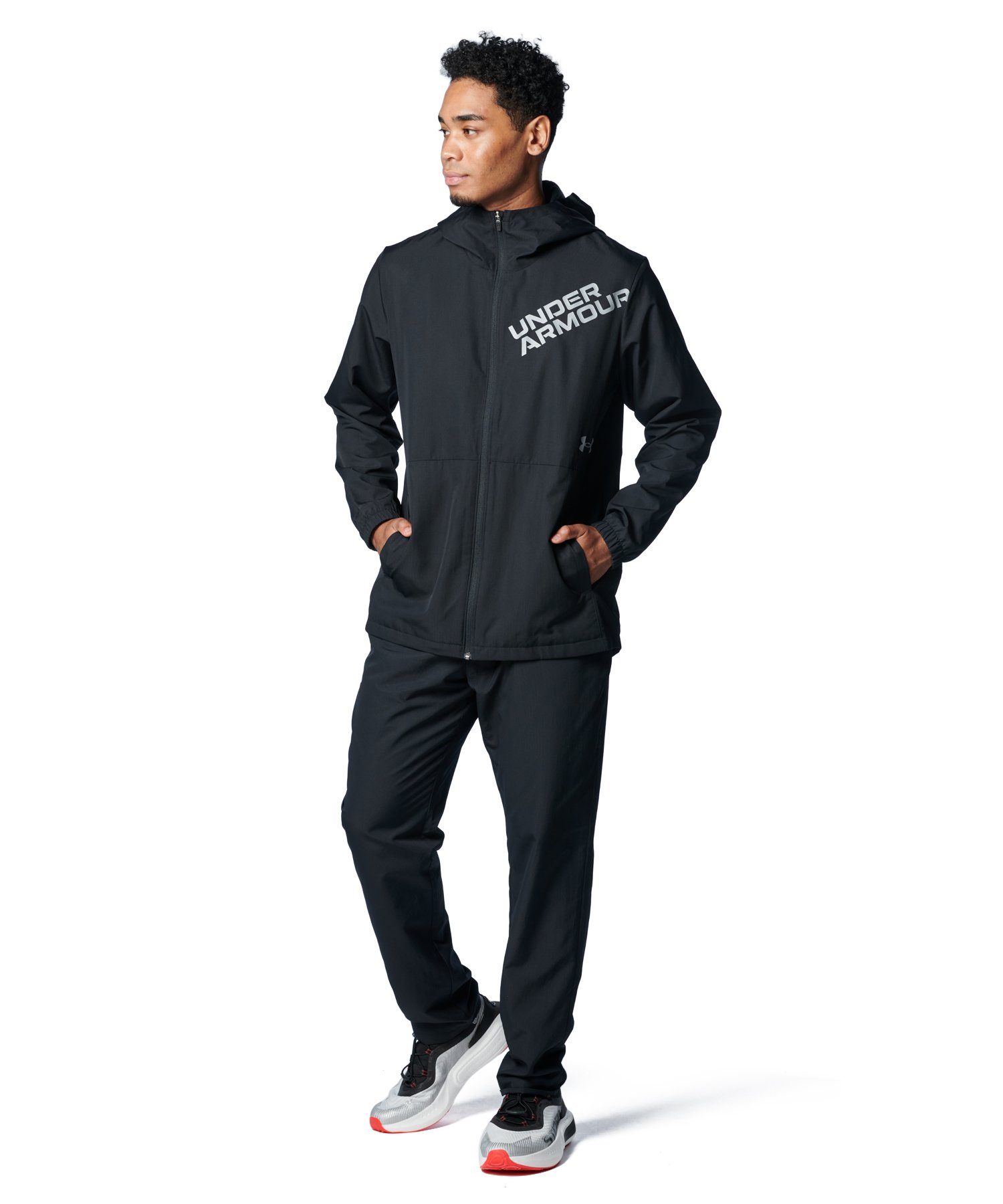 アンダーアーマー公式】 UAトリコット ラインド ウーブン ジャケット