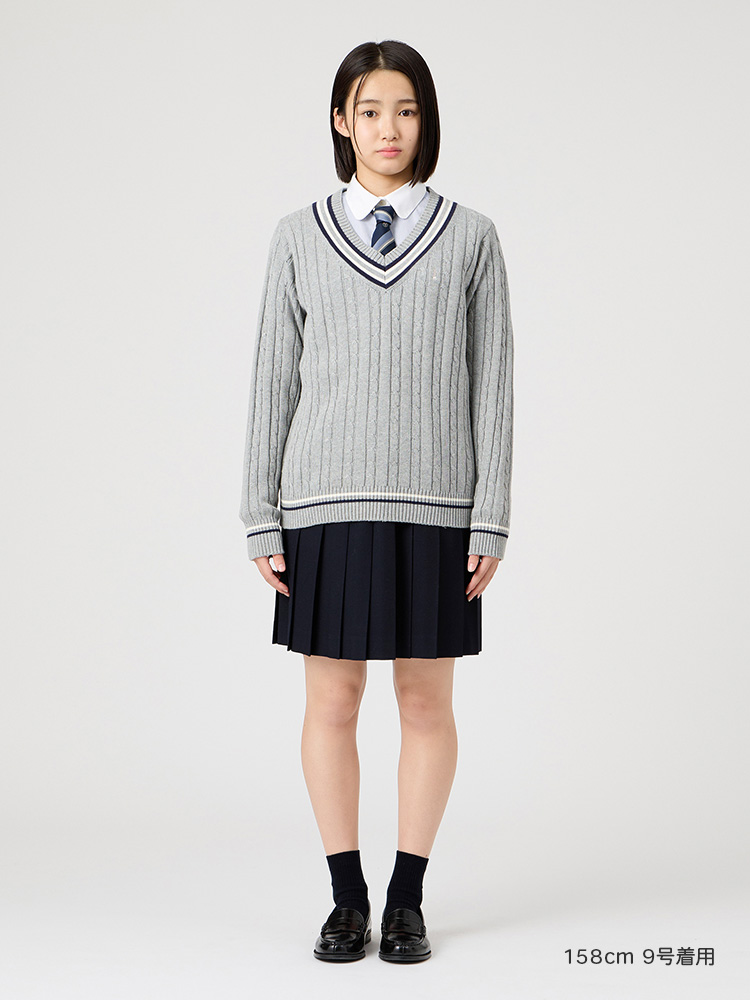 Venus 綿セーター7G〈ケーブル編/ライン入り〉 | 【公式通販】イースト