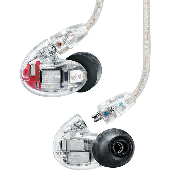 Shure SE846G2CL SE846 Gen 2 Pro Sound Isolating Earphones, Clear