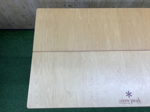 Snow peak (スノーピーク) アウトドアテーブル シナ合板 廃盤品 ワン