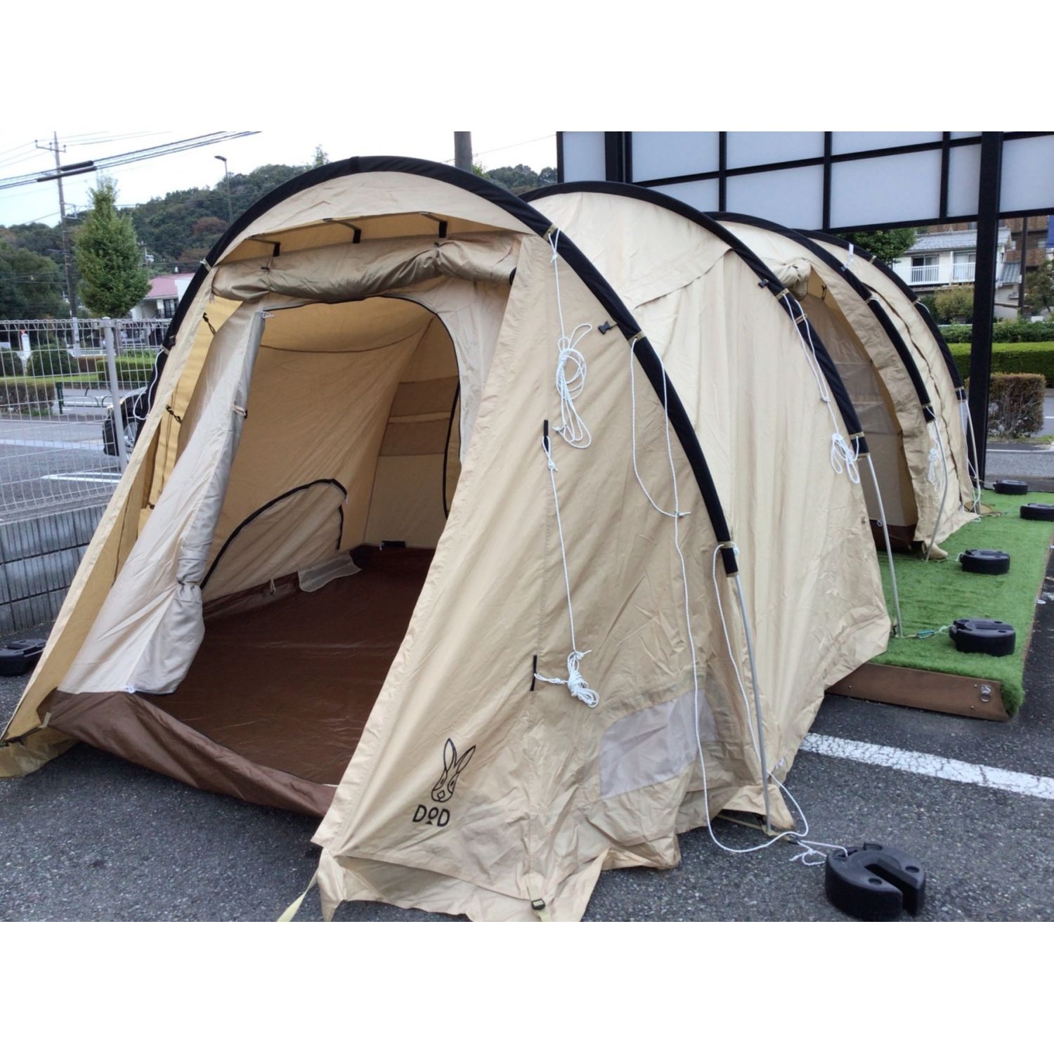 DOD】カマボコテント3Mタンカラー カママットセット 【公式通販】