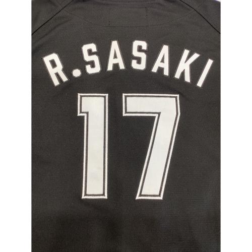 千葉ロッテマリーンズ 応援グッズ SIZE S ブラック 佐々木【17