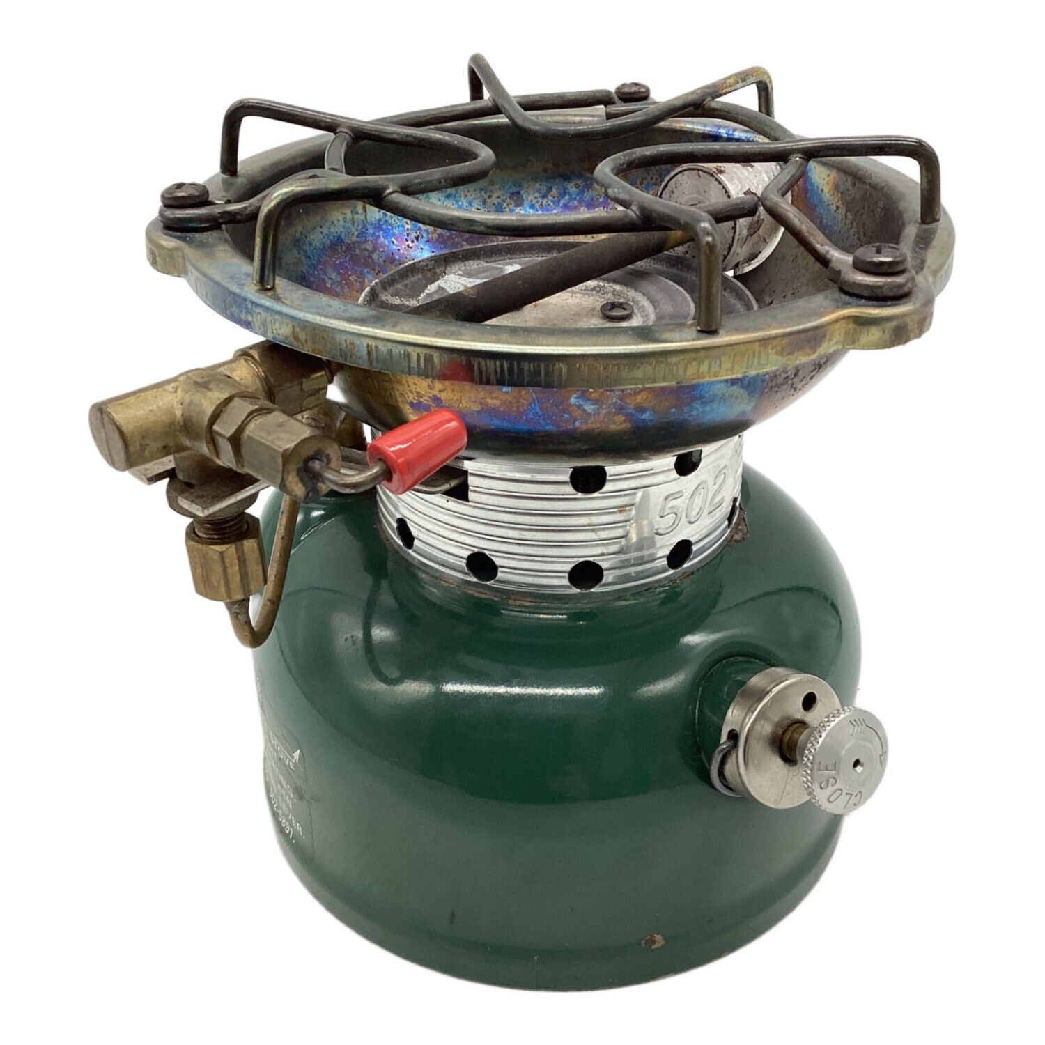 1966年1月製コールマンシングルバーナー モデル502 パテントロゴ 1966