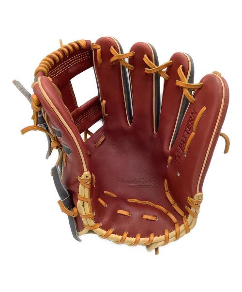 ZETT (ゼット) 内野用軟式グローブ 今宮モデル ボルドーxグレー 今宮