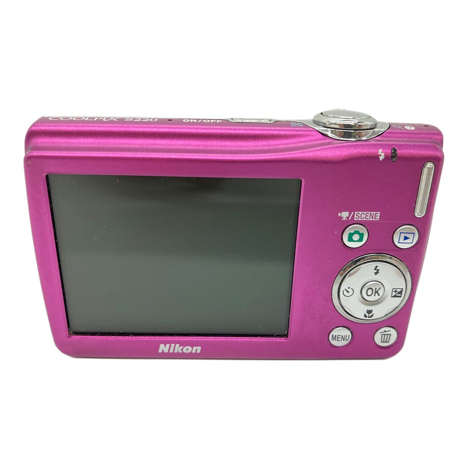 スマホ転送OK】ニコン Nikon COOLPIX S220 ピンク Nikon (ニコン