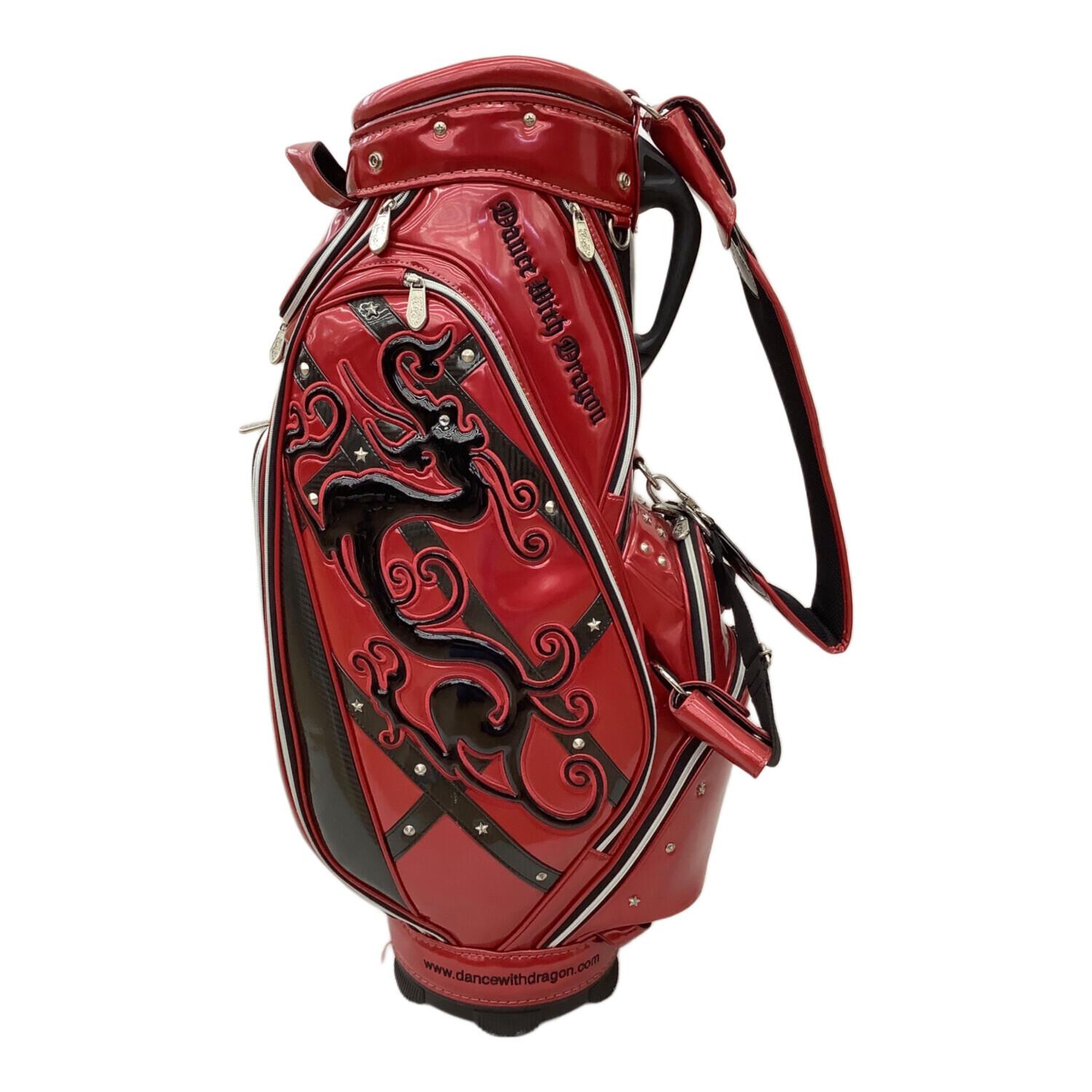 Dance with Dragon (ダンスウィズドラゴン) キャディバッグ レッド 9.5