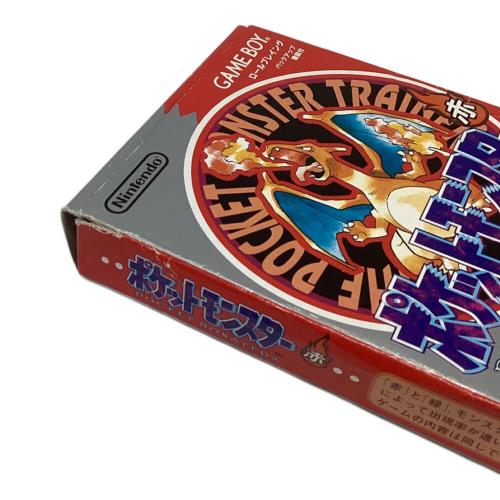 ゲームボーイ用ソフト 箱ダメージ有 ポケットモンスター赤