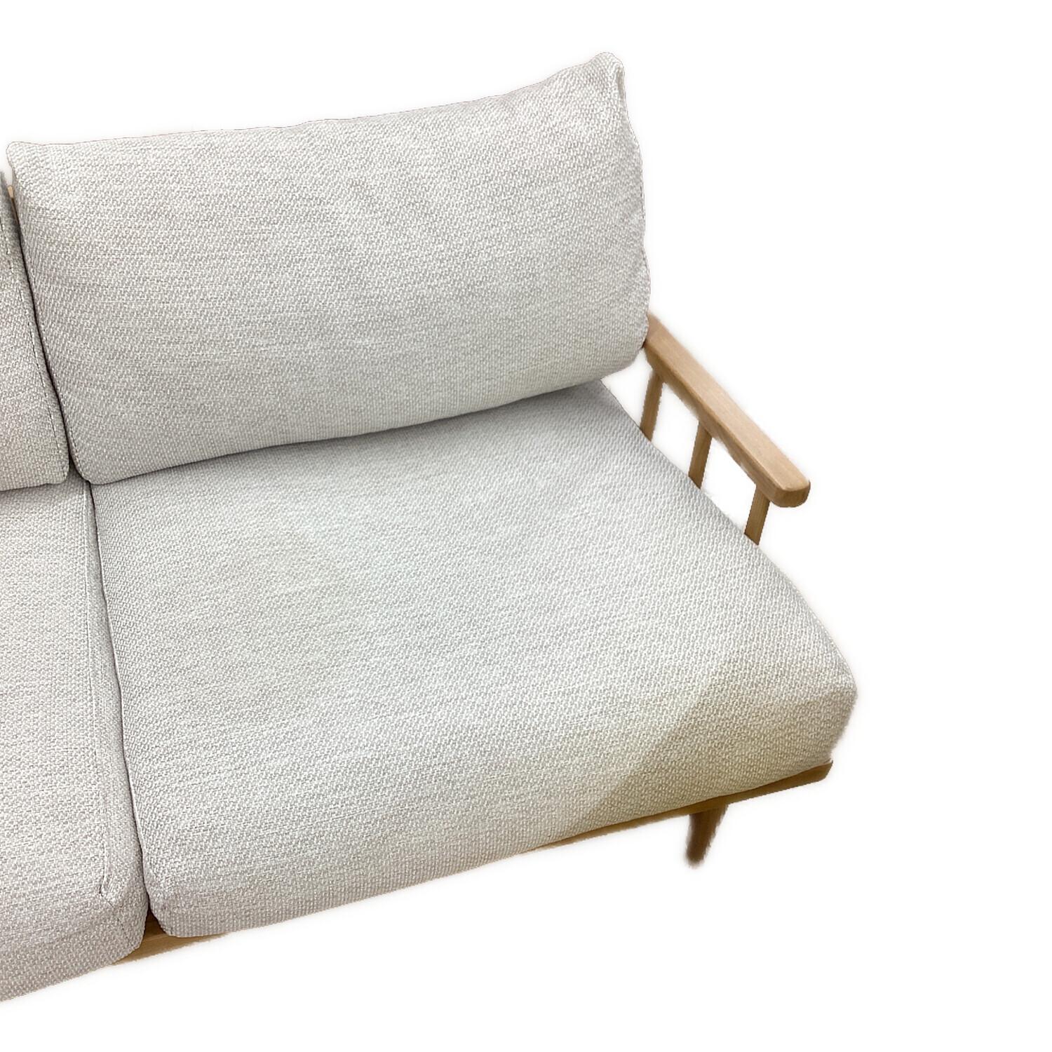 UNICO (ウニコ) 2.5人掛けカバーリングソファー ナチュラル×ベージュ