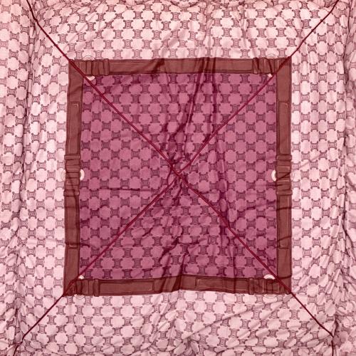CELINE (セリーヌ) こたつ掛布団 200×200cm ピンク×パープル