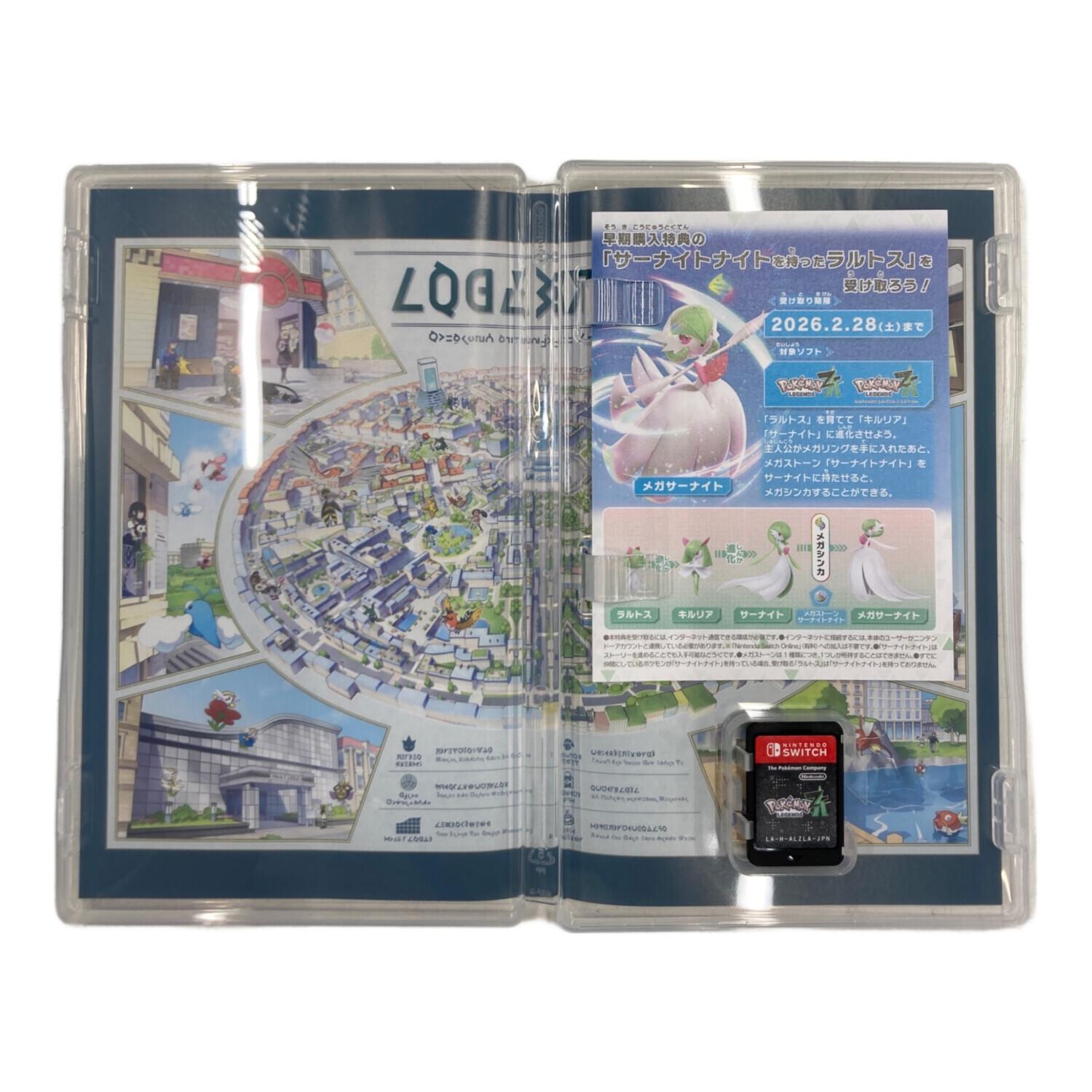 Nintendo Switch用ソフト pokemon LEGENDS Z-A CERO A (全年齢対象