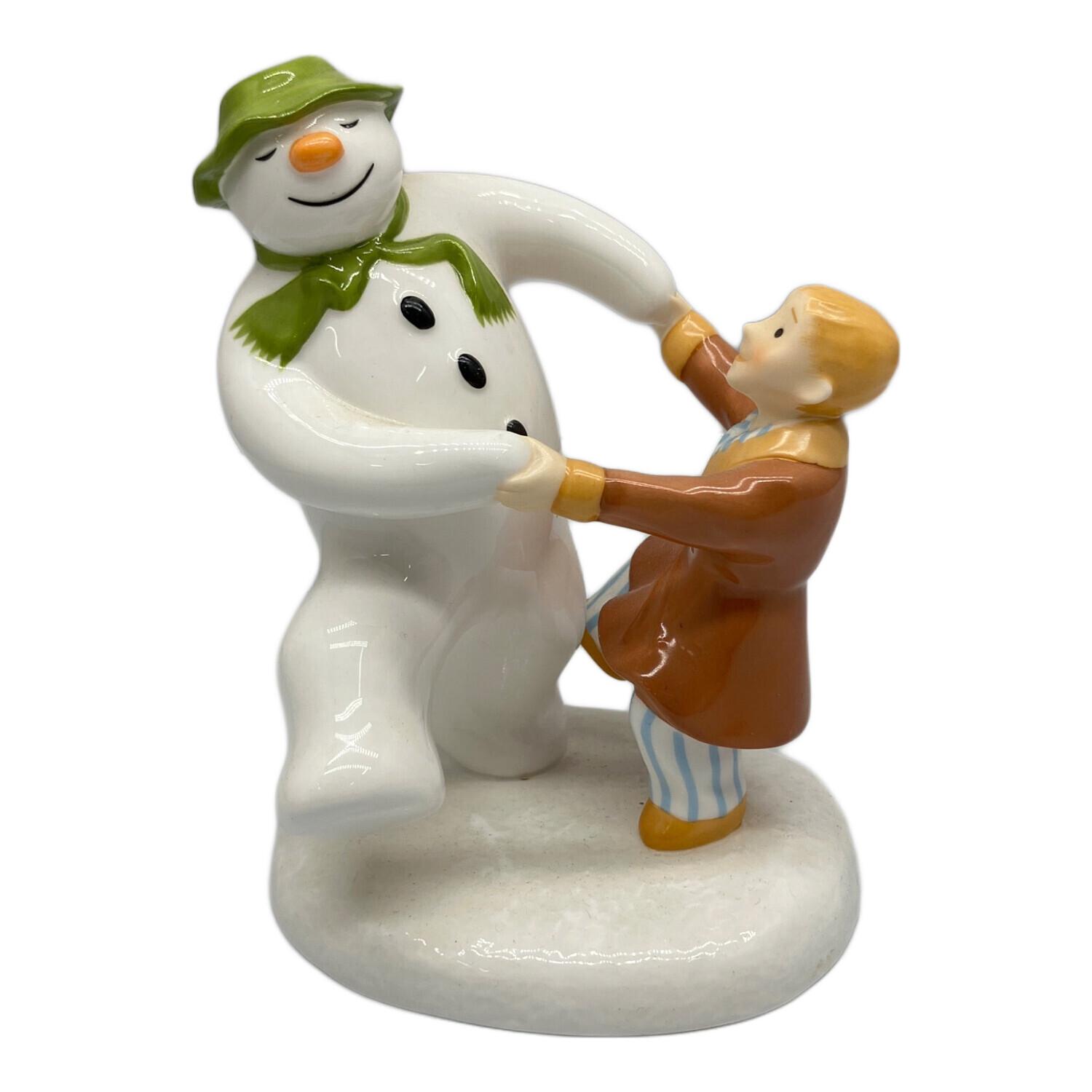 コールポート社 フィギュリン THE SNOWMAN DANCING AT THE PARTY