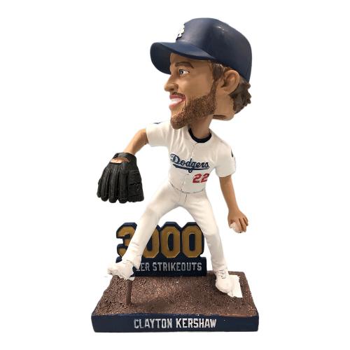 球場限定】Clayton Kershaw 3000奪三振 記念 ボブルヘッド 球場限定