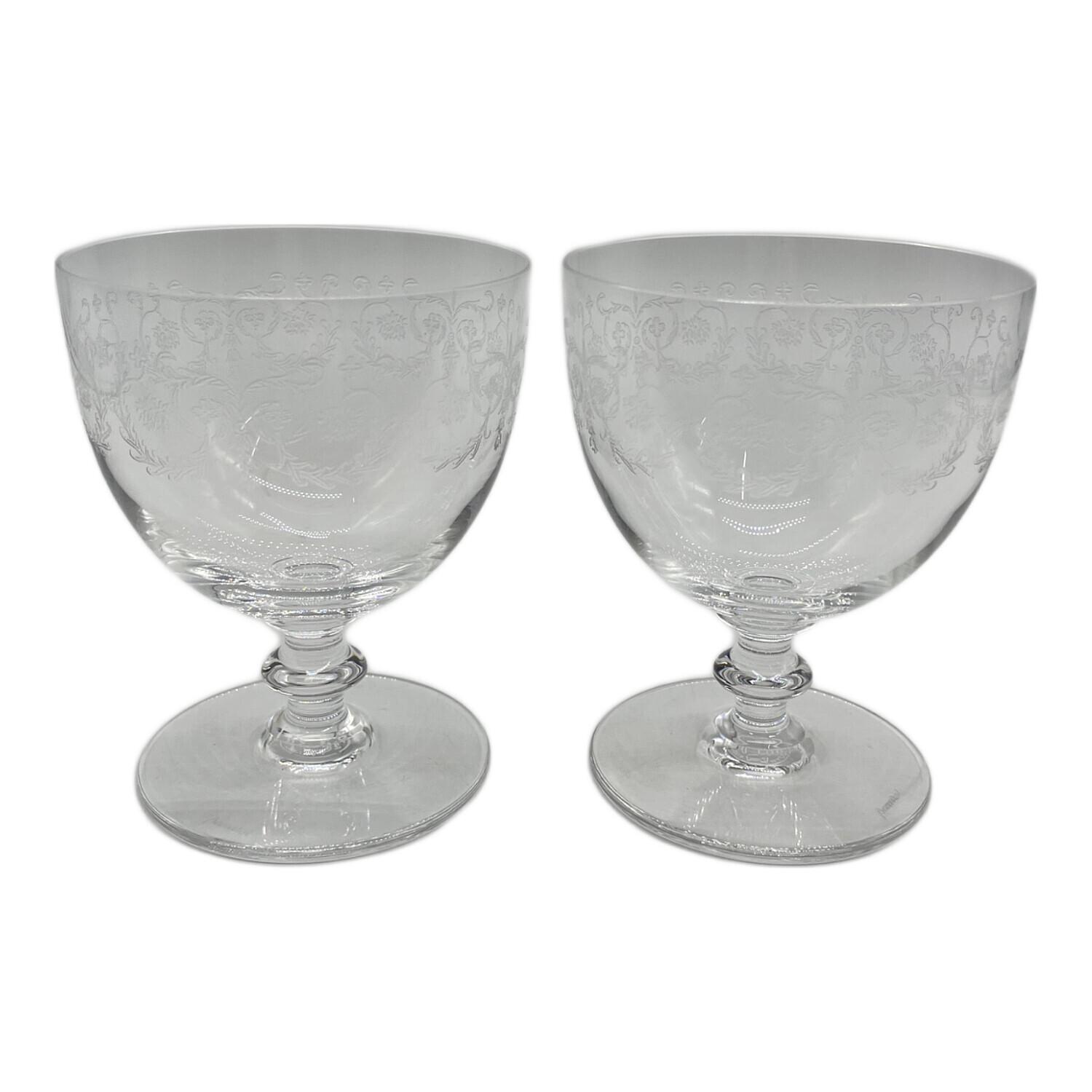 Baccarat (バカラ) ウォーターゴブレット 箱付 オールドバカラ