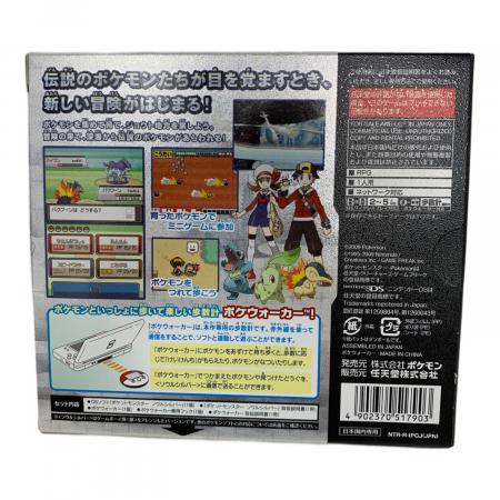 Nintendo DS用ソフト ポケットモンスター ソウルシルバー CERO A (全