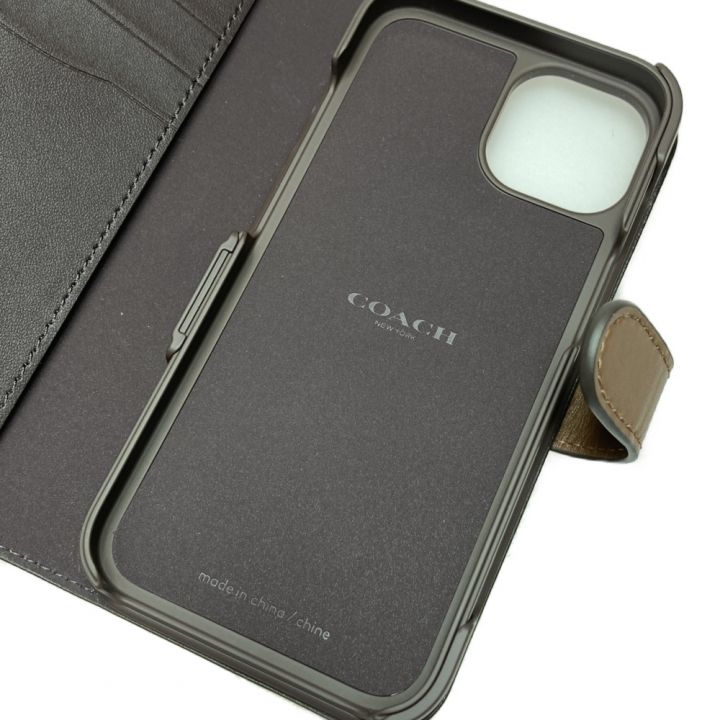 COACH コーチ スマホケース 手帳型 iPhone13/14対応 - 中古小物