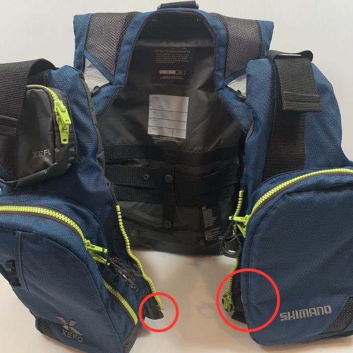 SHIMANO シマノ ライフジャケット VF-272N - 中古釣り・フィッシング