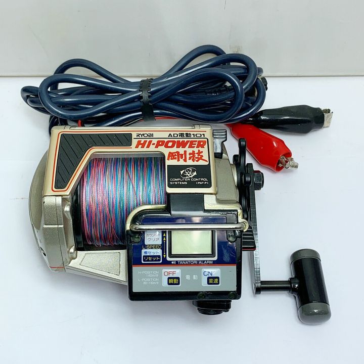 RYOBI リョービ AD電動101剛技 電動リール 電源ケーブル付 AD電動101剛
