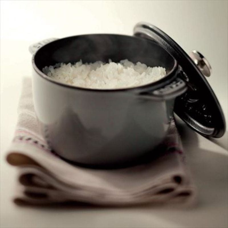 staub ストウブ ラ・ココット de GOHAN 12cm S グレー 40509-702-0