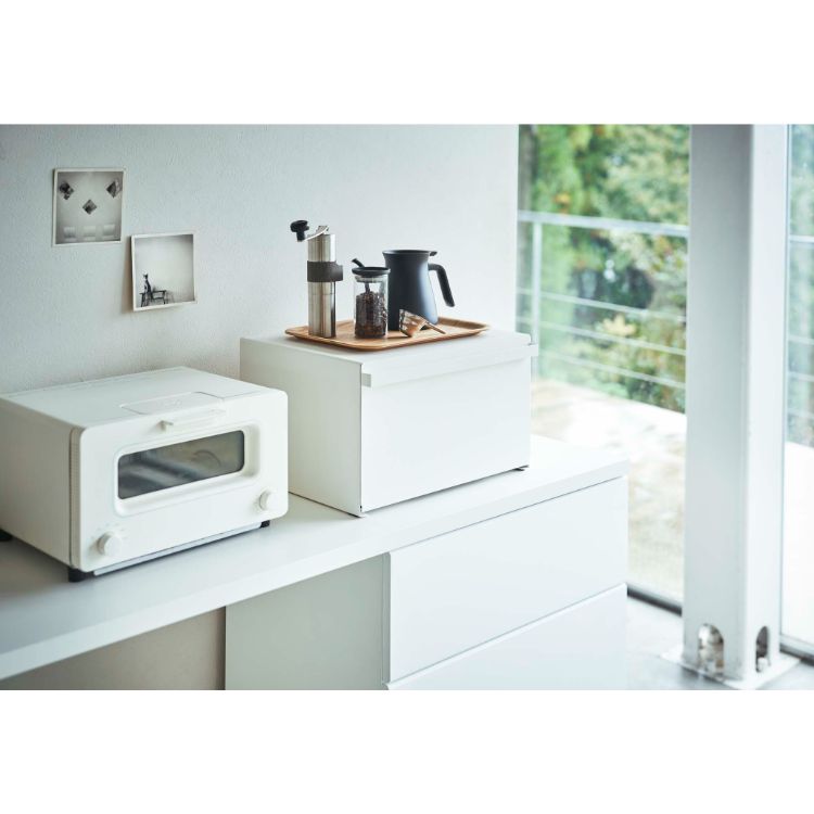 ブレッドケース タワー ホワイト(ホワイト): YAMAZAKI｜JAL Mall