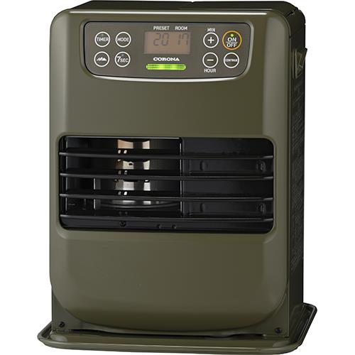 コロナ(CORONA) FH-CP25Y-G ｵﾘｰﾌﾞｸﾞﾘｰﾝ ポータブル電源対応石油ファン