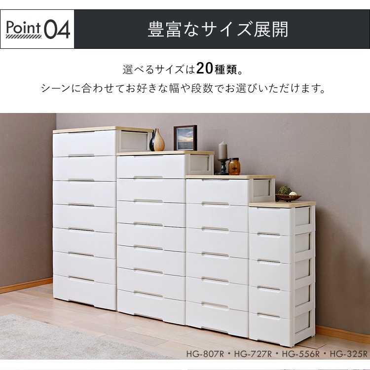 ロングチェスト 3段 HGL-393