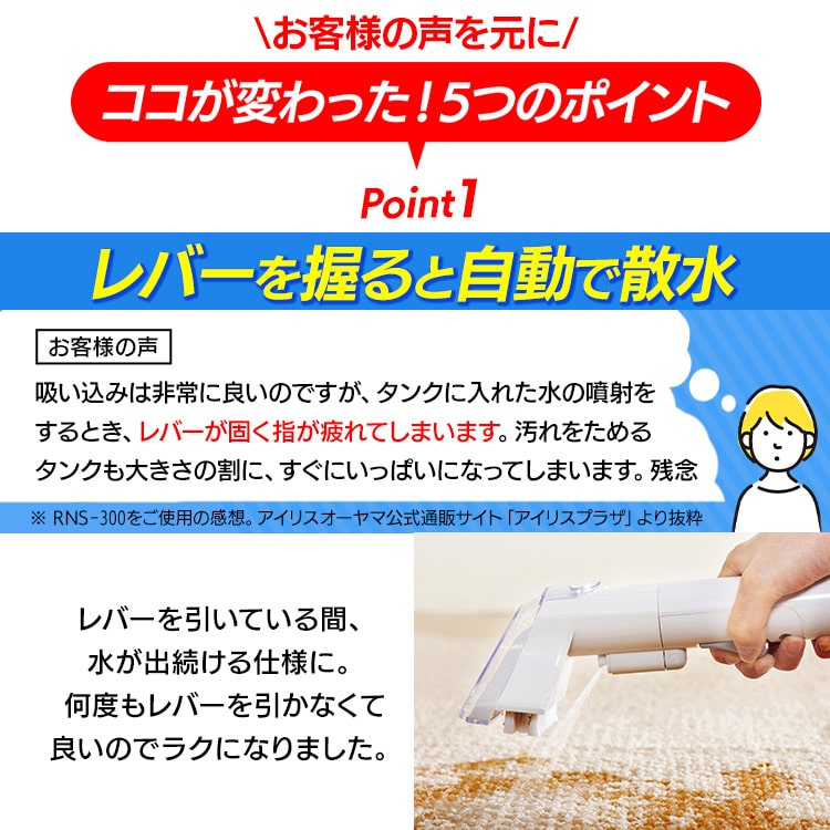 リンサークリーナー RNSK-P10 ホワイト