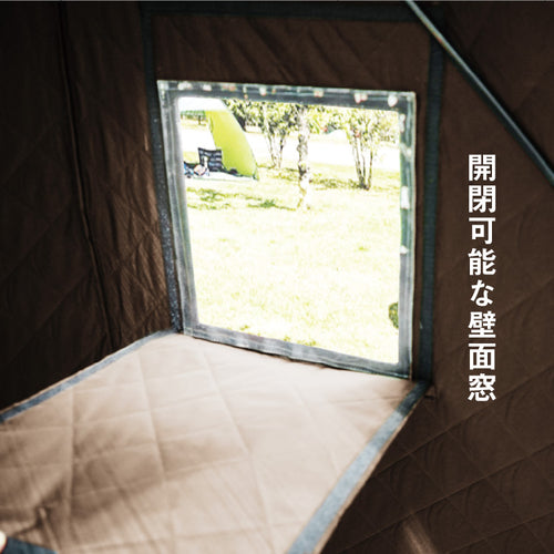 PLOW サウナテント MUSHIBURO 定員4名 【FST01】 — PLOW(プラウ)公式ストア