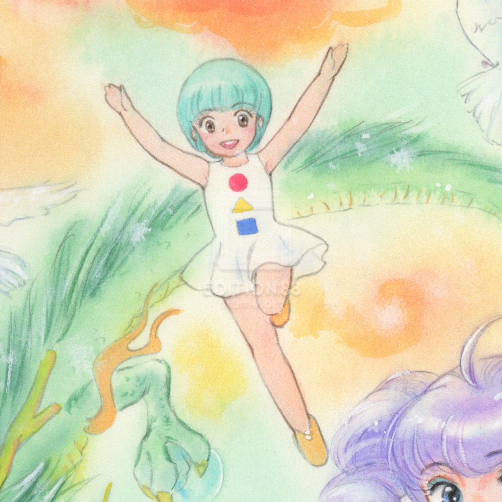 魔法の天使クリィミーマミ」88グラフ Magic March/ 高田明美（直筆