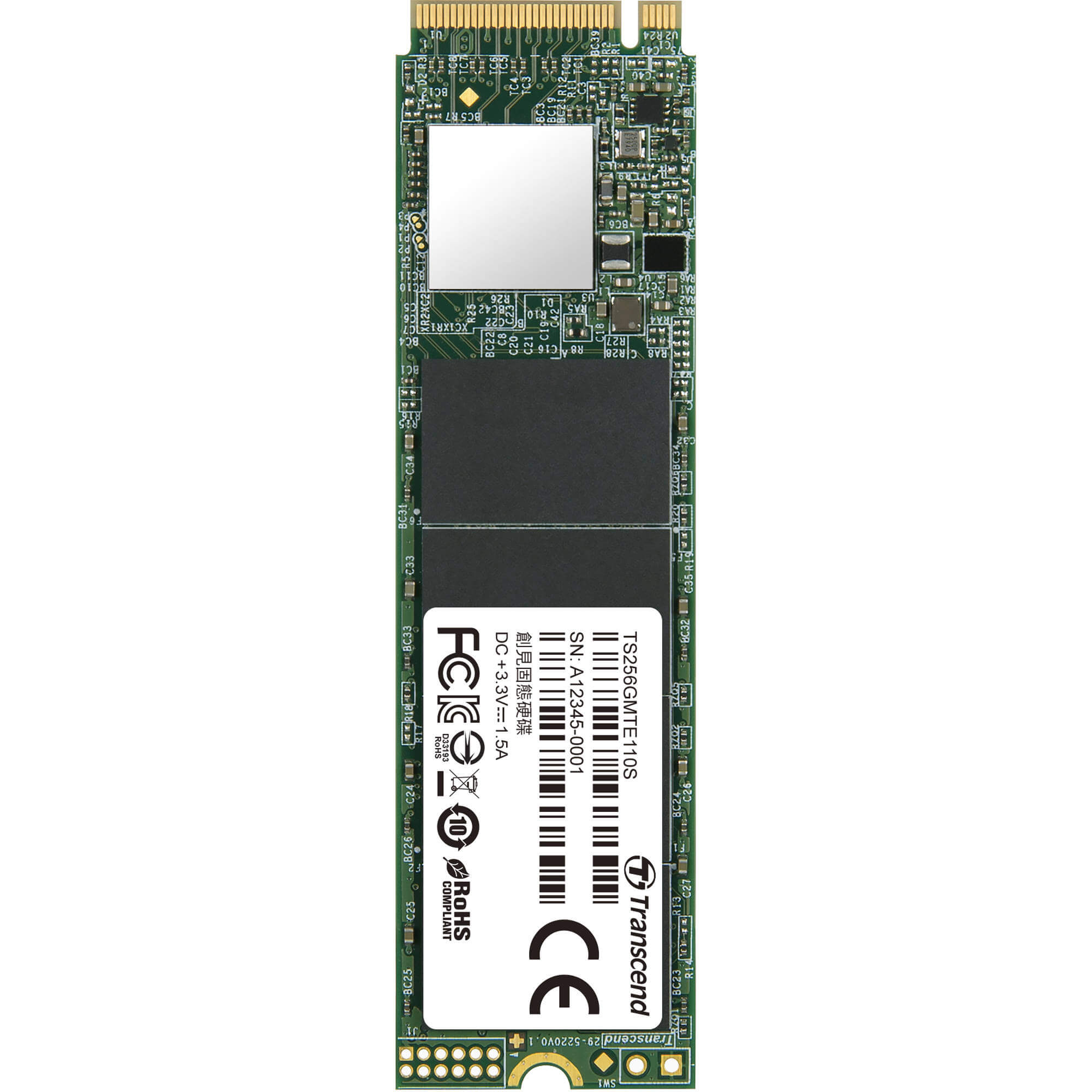 Transcend 256GB 110S M.2 NVMe PCIe Gen3 x4 Solid State Drive Price