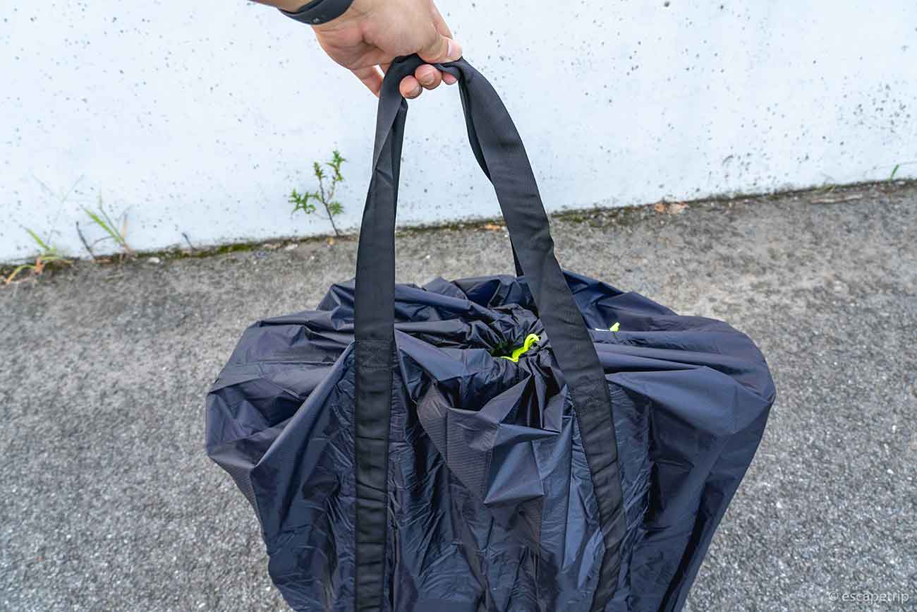 折りたたみ自転車用の輪行袋、FAIRWEATHER「mini velo carry bag」購入