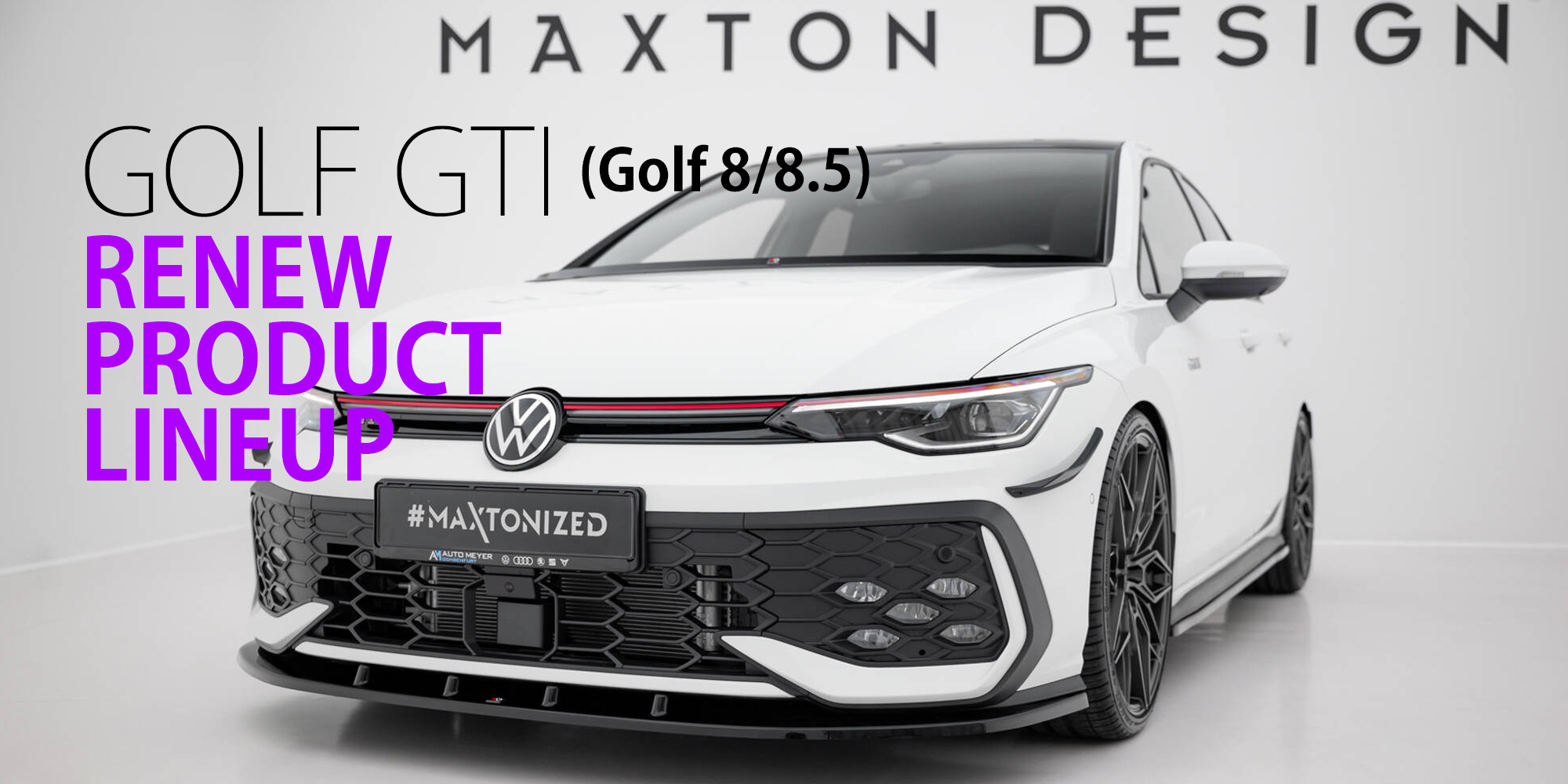 Maxton Design UK]：VW ゴルフ GTI (ゴルフ8/8.5)向けの商品