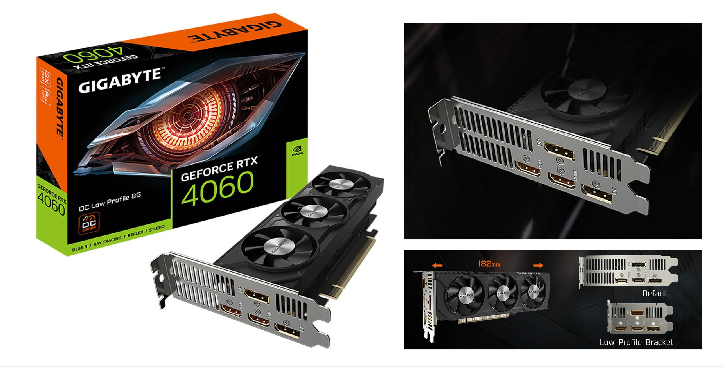 ロープロファイル対応】GIGABYTEからGeForce RTX 4060搭載のゲーミング