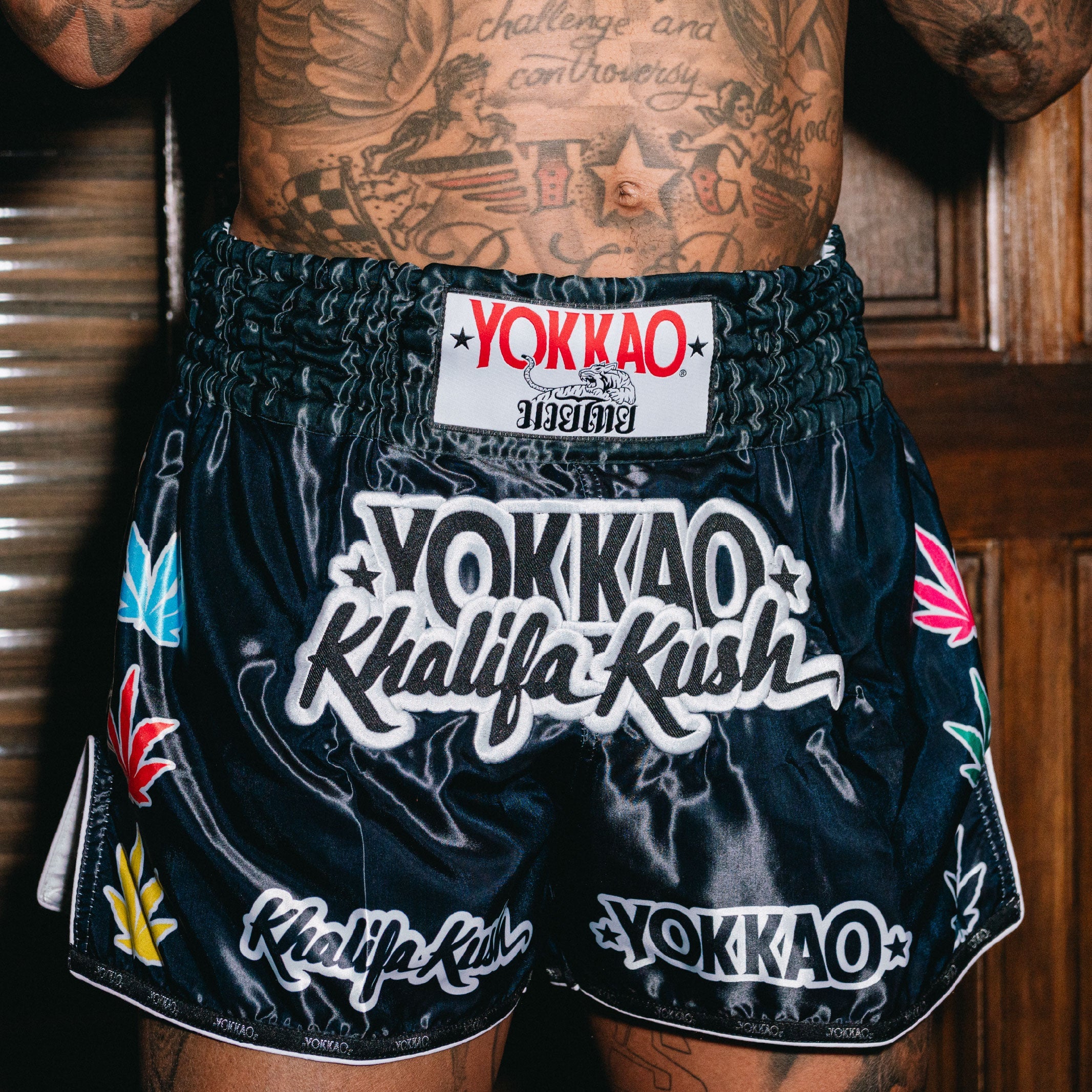 YOKKAO Khalifa Kush Muay Thai Shorts - Premium Thai Craftsmanship