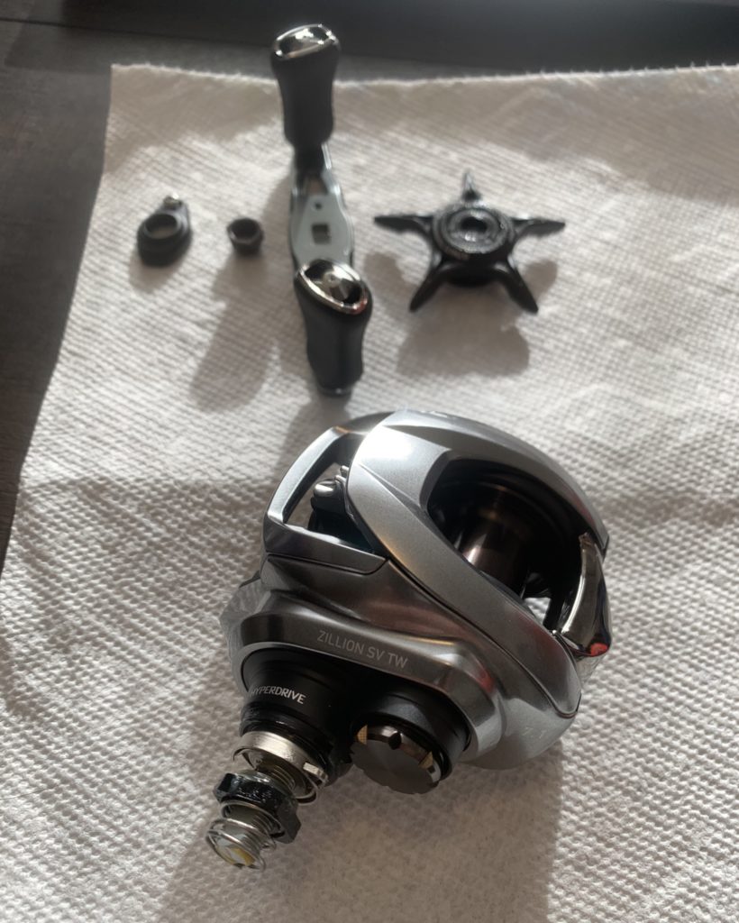 分解・メンテナンス解説】21ジリオン SV TWをフルボールベアリング化