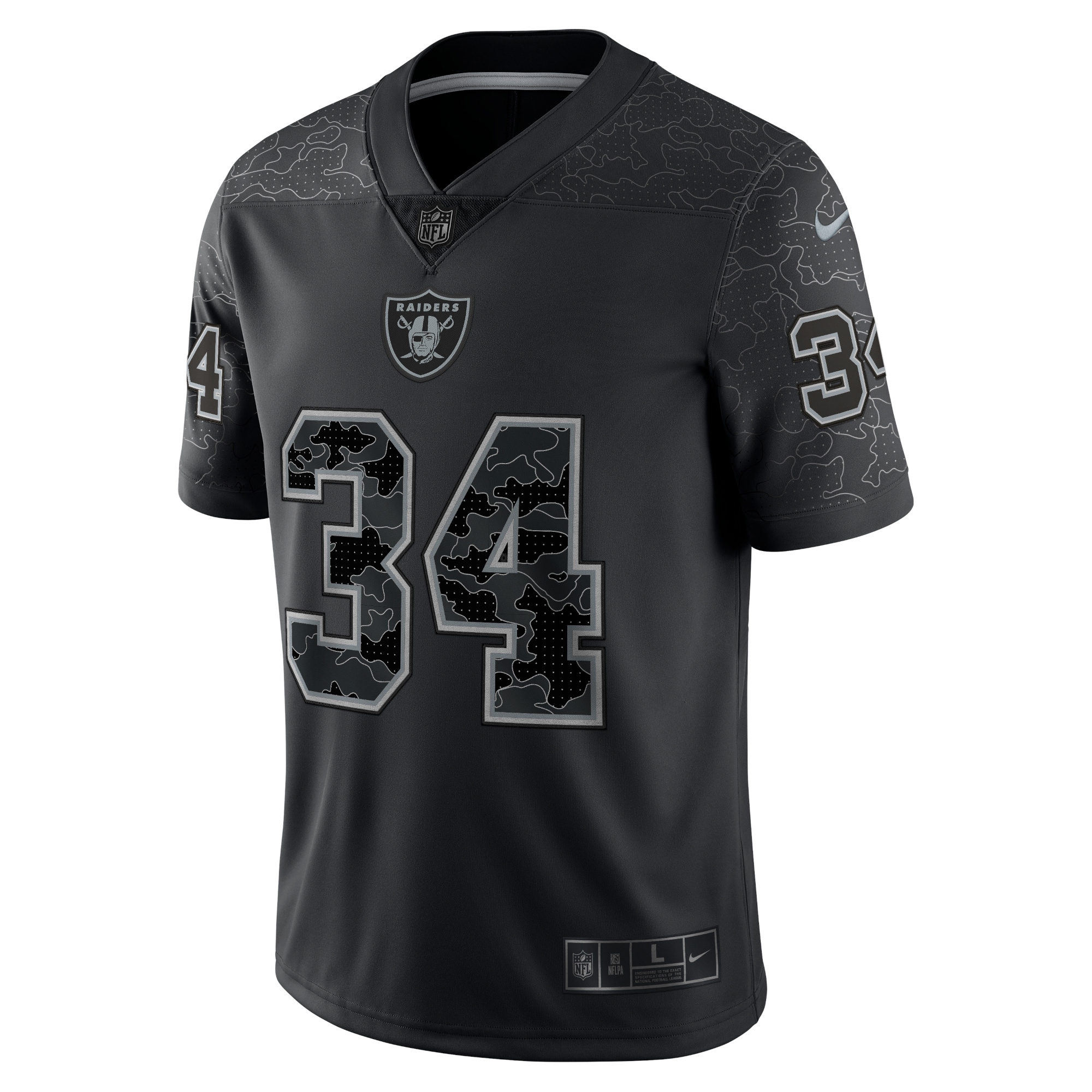 Men's Las Vegas Raiders Bo Jackson Nike Black Retired Player