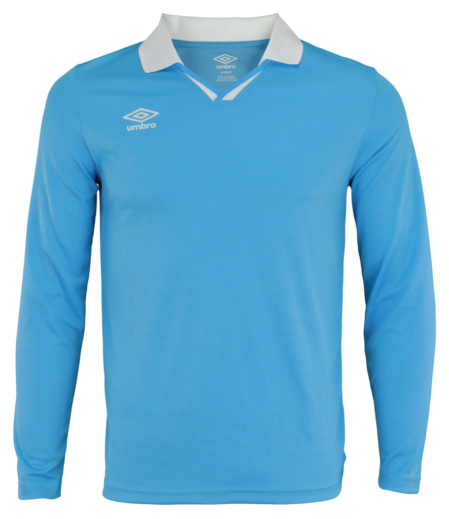 Umbro Mens Johnny Collar Long Sleeve Soccer Jersey – Fanletic
