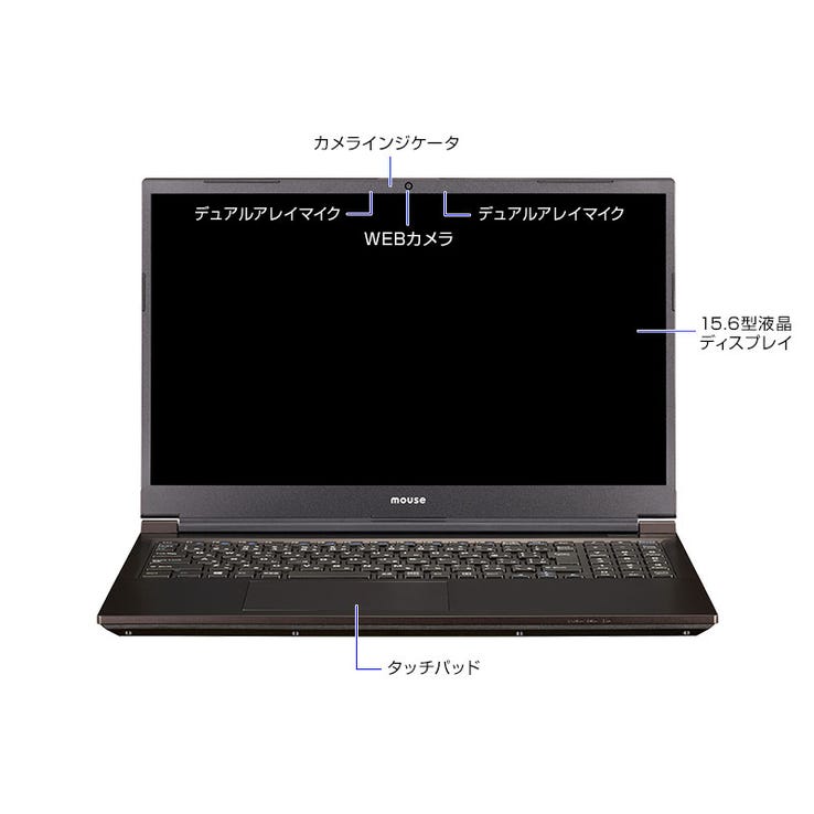 レンタル] mouse(マウス) ノートパソコン K5 2112K5-i7CMLABW11