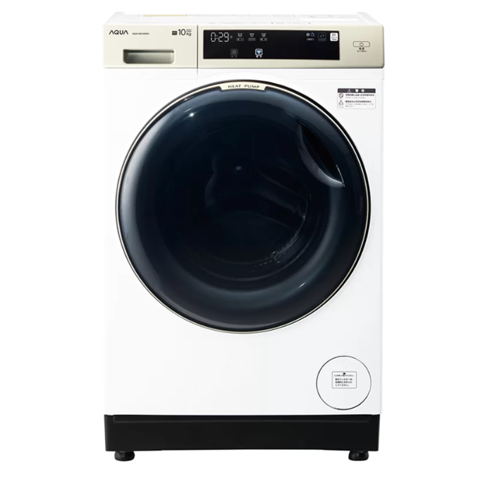 レンタル] アクア 【左開き】AQW-DM10R ドラム式洗濯乾燥機 洗濯10kg